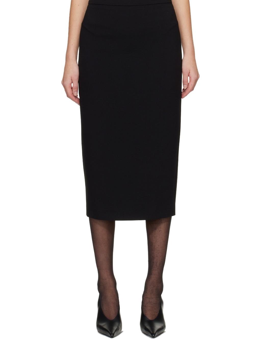 💠3/$10 VINCE CAMUTO Black Midi Pencil Skirt